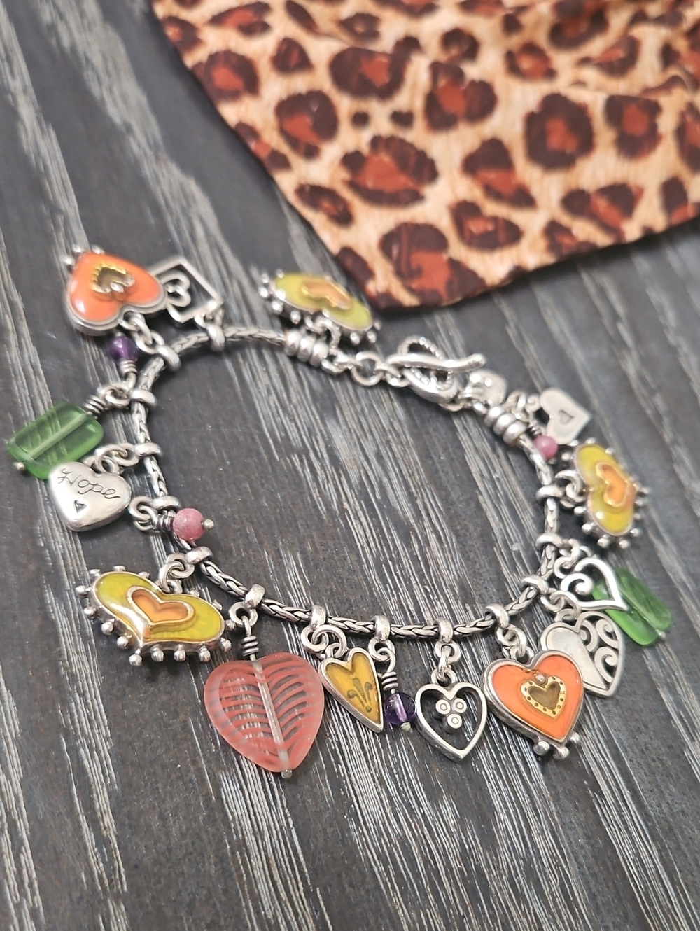 Brighton Hearts Melody Charm Bracelet